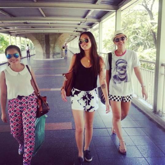 Bangkok strolling with Nida and Lyda