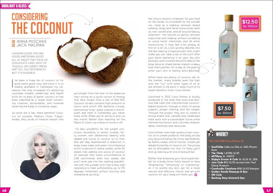 Considering the coconut