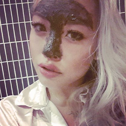 Charcoal mask